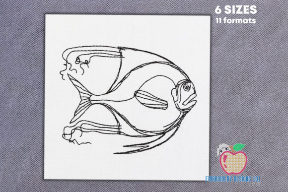 A Fish of the Sea: Holiday Line Art Review