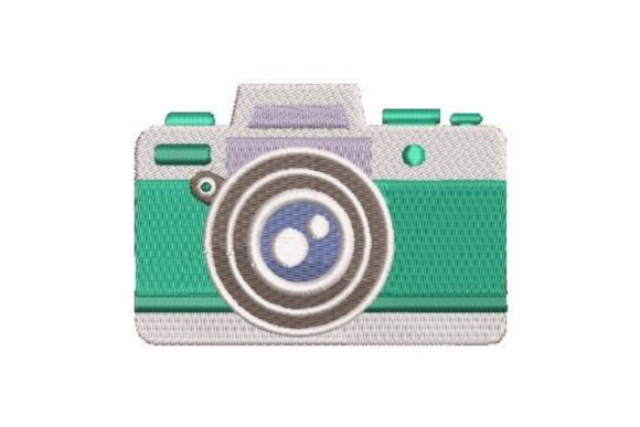 Camera Illustration: A Photographer's Dream for Embroidery