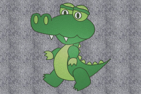 Cute Alligator: A Festive Review for Holiday Embroidery
