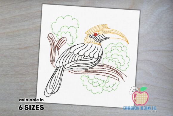 Great Hornbill on Branch: A Designer's Review