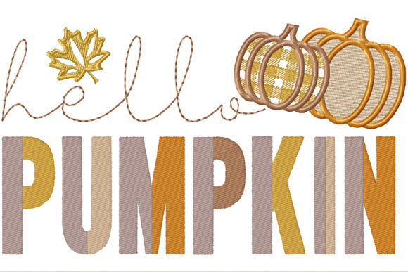 Hello Pumpkin: A Fall Embroidery Design Review for Craft Fairs