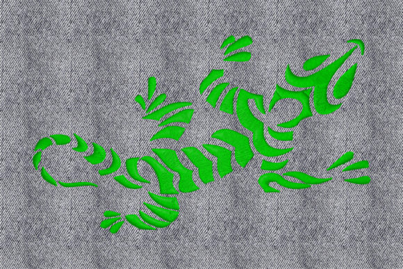 Lizard Embroidery Design Review for Craft Fair Success