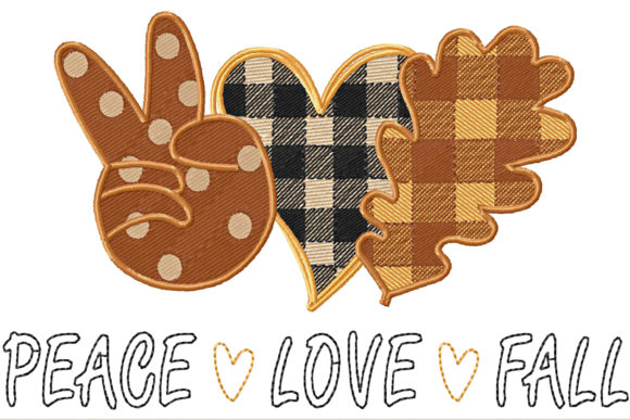 Review: Peace Love Fall Plaid Heart for Boutique Apparel