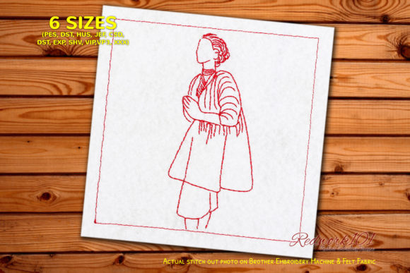 Reviewing Woman Praying Lineart for Holiday Collections