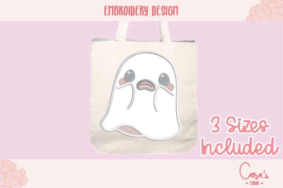 Scary Ghost Applique: A Designer's Review for Halloween Gifts