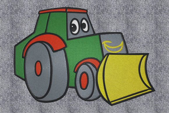 Tractor Bulldozer: A Festive Embroidery Review