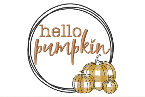 Wreath with Pumpkins Hello Pumpkin Review